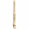 Ekena Millwork Saratoga Rough Sawn Timber Gable Bracket, Douglas Fir, 108"W x 63"H x 4"D x 6"F, 14/12 Pitch GBW108X63X0406SAR00RDF - alternate 2